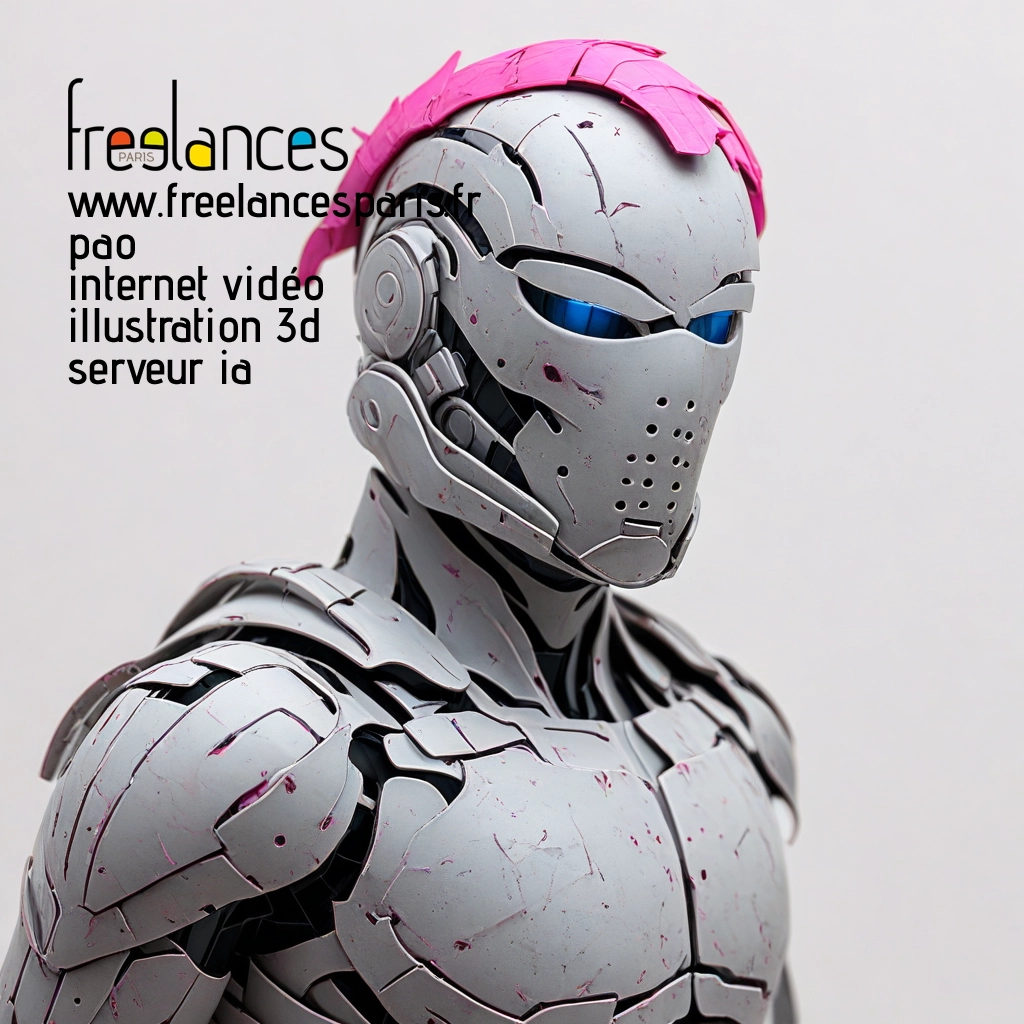 Pao mise en page internet vidéo illustration 3d serveur image IA générative AI freelance paris studio de création magazines BZWL8E80